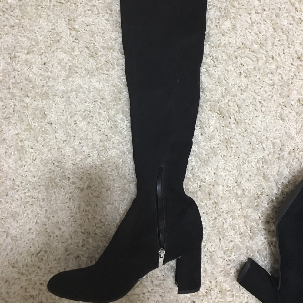 Knee high suede boots. Size 9